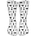 Produktbild HJKAA Highly Elastic,Durable, Flexible,Socken Salon & Barber Hairdresser Comfortable Graduated Compression Socks for Women and Men,Athletic Socks