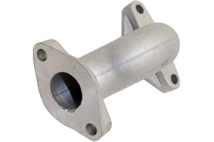 Almencla Vergaser Ansaugstutzen Ansaugkrümmer für 50ccm 70ccm 90ccm 110ccm 125ccm Pitbike Dirt Bike Quad ATV, Leichter Einbau