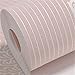 Produktbild peng Papier peint 3D européen à rayures verticales épais, papier peint non tissé, salon, papier peint, papier peint à l'arrière-plan, rose pâle épais