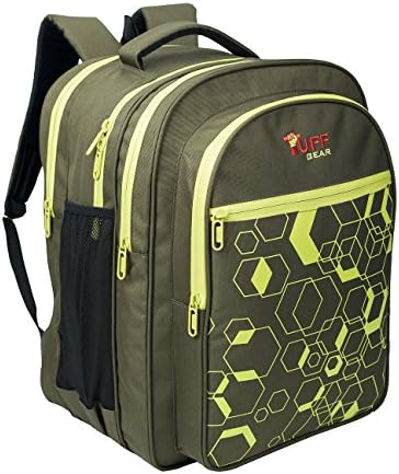 TUFFGEAR  Polyester 13.25 inches Mehndi Green School Backpack