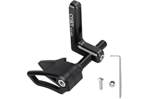 CYSKY Guida Catena Bici da Strada, Protezione Catena Bici da Gravel per Singolo Ingranaggio, Montaggio Telaio Deragliatore Anteriore (Lega di Alluminio 7075)