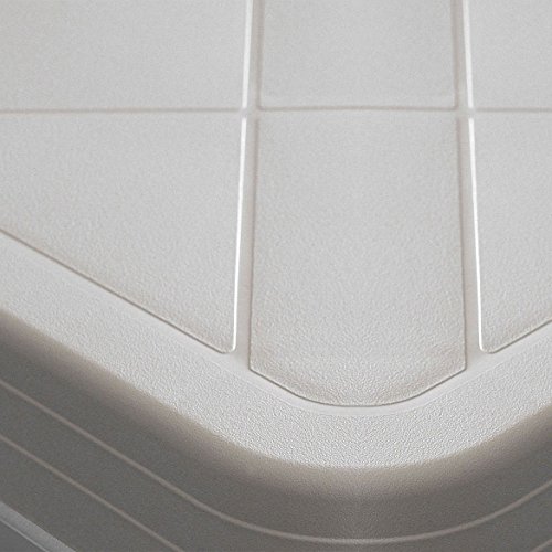 Robuster Gartentisch Campingtisch Beistelltisch 70x70cm Vollkunststoff Balkontisch Terrassentisch Kunststofftisch – Weiss - 2