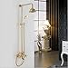 Produktbild Zk&Lsa Große Dusche Set Goldene Dusche Kalt Warmwasser Wasserfall Ming Rod Lift Kupfer Set