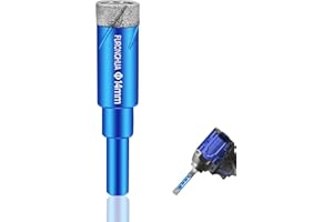 XYZDOUBLE Foret Carrelage 14mm Forets Mèches Diamant pour Verre Carrelage Céramique Marbre Porcelaine Fonctionne Avec Toutes Les Perceuses électriques et Meuleuses