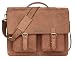 Leaderachi-100% Genuine Hunter Leather Laptop Briefcase Bag [Veneto] RS.5399.00