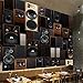 Produktbild Xbwy  Fertigen Sie   Tapetenwandbilder 3D Europäische Art Retro- Ktv Audiolautsprecherhintergrundwandtapete 3D Besonders An-200X140Cm