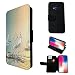Produktbild Cellbell LTD 003529 - Cool Water Butterfly Design HTC U11 Life 5.2" TPU Leder Brieftasche Hülle Flip Cover Book Wallet Credit Card Kartenhalter Case