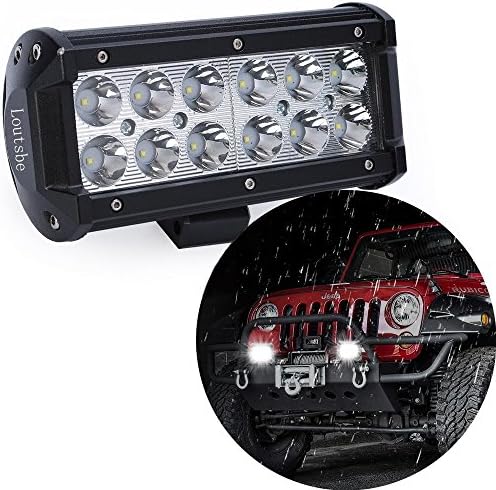 Led Light Bar, 6w 6.5Inch Flood Led Off Road Lights Super Bright Driving Fog Light Driving Lights Led Work Lights