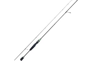 Yun Nong 2-teilige Reise-Angelrute, Ultraleicht, Carbon-Graphit, Forellenrute mit rutschfestem Eva-Griff, kompaktes Design für Süßwasserbarsch, Panfish und Bachangeln