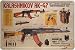 Produktbild Blechschild 20x30 cm Waffe Kalashnikov AK-47 Maschinengewehr Metall Schild