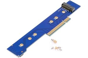 Chenyang M.2 NVMe a PCIe 3.0/4.0 X8 Adattatore Doppio NVMe/AHCI SSD a Scheda di Espansione PCI Express Gen4 Adattatore