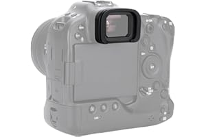 JJC Soft Silicone Eyecup Eyepiece for Canon EOS R3 Replaces Original Canon ER-h