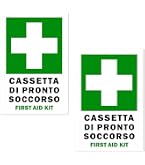 CARTELLO PRONTO SOCCORSO 33X50 | Cartello polionda pronto soccorso cm