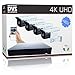 Produktbild DVS Germany - 4K Videoüberwachung inkl. Software und 4x PoE UHD BlackFilm Kameras - DVNNLBES8004 - 8000GB Festplatte
