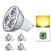 Produktbild Mengjay 4X GU10 LED Lampen Energiesparlampe 3W Ersatz für Halogenlampen Warmweiß 2700K - 3000K Aluminum Cover AC 85-265V