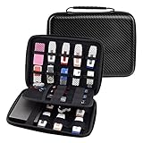 Structure organisationnelle interne, un côté 10 petites poches filet, un autre côté une grande boucle élastique avec 6 petites, pratique pour tenir divers articles comme les câbles, disque flash, disque dur, clés usb ect. Une cloison qui est cousu au milieu, avec plusieurs de petites boucle élastique un côté, et assez de emplacements pour cartes un autre côté, peut séparer les deux côté parfaitement.