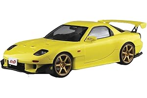 Aoshima Iniziale D: Kit modellino in scala 1:24 FD3S RX7 V28 di Takahashi Keisuke