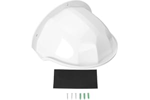 DENASH Cubierta para Cámara de Seguridad, Protección contra la Lluvia y el Sol con Tornillos y Tubos de Expansión, Cubierta para la Intemperie para Cámara de Vigilancia Tipo Domo PTZ