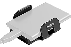 SMALLRIG Support de téléphone SSD pour MagSafe, adaptable de 4,1 à 6,1 cm, compatibles Samsung T5/T7, SanDisk SSD, iPhone 16/15/14/13/12