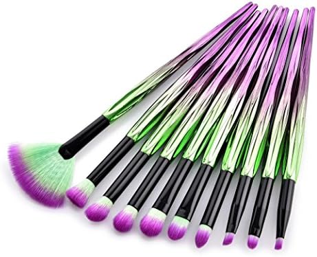 10Pcs Pro Makeup Brushes Set, GreatestPAK Foundation Powder Eyeshadow Eyeliner Lip Brush Tool (A)