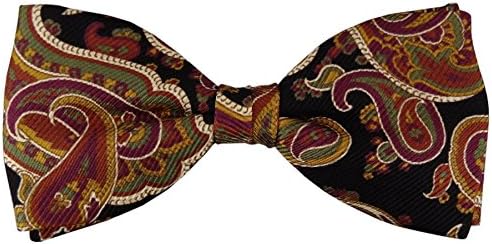 TigerTie Men's Paisley Bow Tie