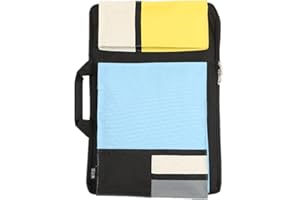 SJTJSPX Borsa da Disegno A2 A3 per Bambini e Adulti - Zaino Impermeabile per Tavolo da Disegno, Cartellina per Artisti, Trasporto All'Aperto - Blu, A3