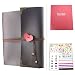 Produktbild YAOHU Scrapbook Retro Selbstklebendes Foto Album mit Geschenkbox Design DIY Geburtstag Hochzeitsfest Jubiläum Scrapbook Album mit Scrapbooking Papier Bunte Aufkleber Scrapbook Zubehör (groß)