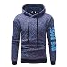 Produktbild Pullover Für Herren,Lange Ärmel Kapuzenpulli Outwear Streifen Patchwork Kapuzenpullover Top Bluse Resplend Freizeit Slim Fit Sweatshirt Hoodie Mit Tasche Herbst Winter Hoody