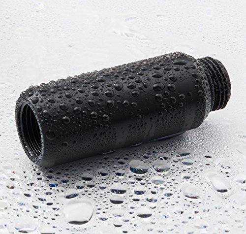 Griff-Verlängerung 1/2" IG x 1/2" AG für Duschgriffe; geeignet z.B. für Verlängerung des Duschgriffes für Wirbelduschen der Kristallwirbelmanufaktur AQUADEA® und auch andere Handbrausen