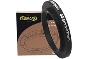 AMOPOFO 30.5mm to 37mm Camera Filters Ring Compatible All 30.5mm Camera Lenses or 37mm UV CPL Filter Accessory,30.5-37mm Camera Step Up Ring