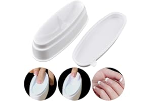Clest F&H Nail Dipping Powder French Tray Manicure Molding Manicure Mould Nail Dip Container