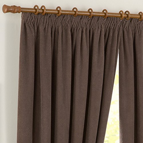 One pair of Chenille Spot Pencil Pleat (3