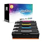 Ink E-Sale 4x Kompatible Tonerkartuschen zu HP 201X (CF400X) CF400X für HP Color LaserJet Pro M252n, M252dw, MFP M277n, MFP M277dw, M274n, M274dw Drucker schwarz ca. 2.800 Seiten, cyan, magenta, gelb ca. 2.300 Seiten