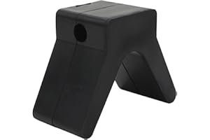 XRmarine 2 Inch Width x 4 Inch V-Span Boat Trailer Bow Stop Non-marking Polyurethane Mounting Hole 1/2 Inch