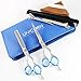 Unicorn Plus Scissors - 5.5" Professional Hairdressing Scissors Set - Mirror Finish - Japanese Hair Cutting and Thinning Scissors Shears Plus Get 2 Free Barber Hair Clips @ Knock Off Price