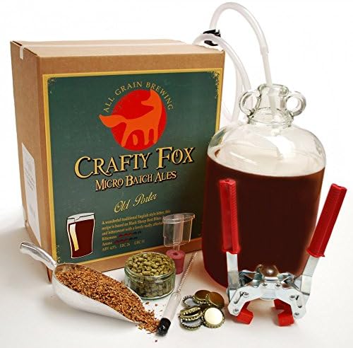 Crafty Fox 1 Gallon All Grain Starter Kit - Old Porter