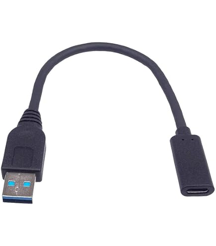 Adaptateur USB 3.0 Femelle Vers USB-C Mâle OTG - Noir, Universel, Neuf