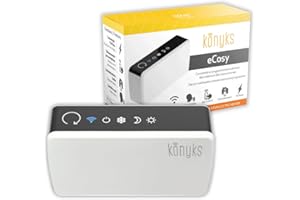 Contrôleur connecté pour radiateur électrique Konyks eCosy, Compatible Alexa et Google Home, Fil Pilote 6 ordres, Voyants de Mode, Automatisations faciles…