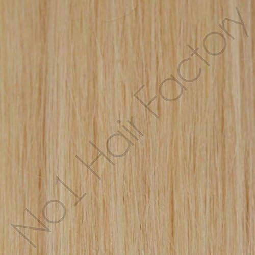 Hair Extension Heat Iron + 1g Nail Tip Hair + FREE 10 Temp Shields - #613 Bleach blonde - Strands-50
