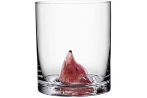 LKMY 460ml 3D Animal/Pet Cristal Coupe En Verre, Mignon Chat Tasse En Verre Tasse Café Café Eau Eau Bière Verres à Boire pour Cadeau De Noël (Fox)