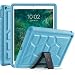 Produktbild Poetic TurtleSkin iPad 9.7 2018 Heavy Duty Schütz Silikon Hülle mit Klangverstärkend Feature für Apple iPad 9,7 (2018 März Veröffentlichung) Blau [Mit Tragbarem Tablettenständer]
