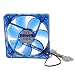 Produktbild Luefter - TOOGOO(R)DC 12V 4-Pin 4 Blaue LED PC Computer Gehaeuse Luefter 120 x 25 mm
