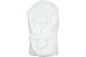 TupTam Gigoteuse Nid d'ange Bébé avec Ruban, Blanc, 70 x 70 cm