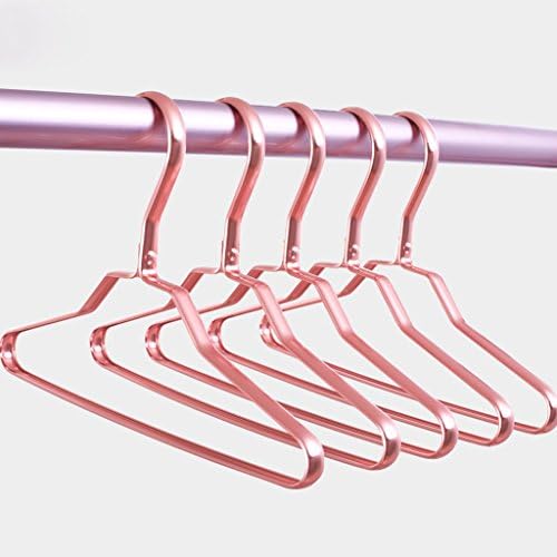 SYCGLL Aluminum Hanger Non-slip Sticks Hanging Clothes Rack Adult Clothes Support Pants Rack(10 Packs) Children's Hanger Furniture Coat Racks (Color : A)