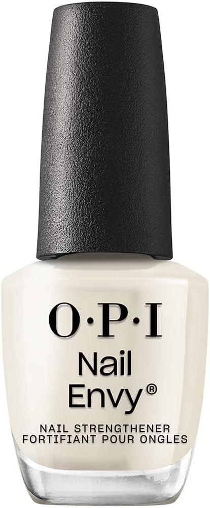 OPI Nail Envy Nail Strengthener, Clear & Opaque Crème Nail Polish Treatment with Vegan Formula to Strengthen Weak & Thin Nails (15ml)