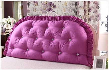 Cotton bed cushion pillow. ( Color : Purple )