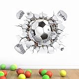 Wandtattoo Fußball Wandsticker Wandaufkleber Kind Ball Premium 3D!!!NEU!!!(109) - 3
