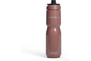 Camelbak PODIUM INSULATED STEEL 650ml botella de agua para bicicleta – 18/8 acero inoxidable – alta capacidad – aislamiento al vacío de doble pared – a prueba de fugas – Sierra Red, talla: OS
