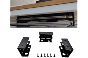 Niciksty 2-poziomowy uchwyt pod stolik pod laptopa, stojak ze śrubą, do notebooka, MacBooka, klawiatury, kompatybilny z urządzeniami do 30 mm