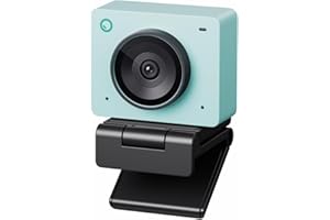 OBSBOT Meet 2 - Webcam 4K para PC con Sensor de 1/2», Encuadre y Enfoque Automático AI, Modo Belleza, Ligero, HDR, Webcam con Micrófono, 60 FPS, Web CAM para Streaming, Reuniones, Juegos, etc